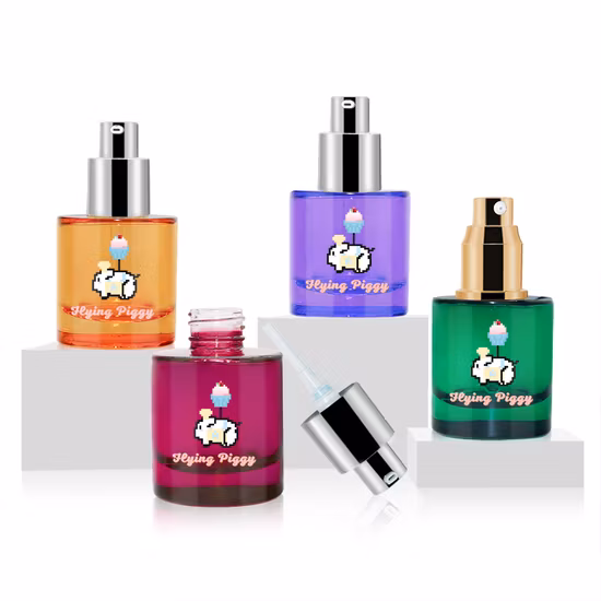 Luxo 30 50 80 G 40 100 120 ml Recipiente vazio para cuidados com a pele Loção bomba creme frasco spray de vidro personalizado embalagem de garrafa cosmética