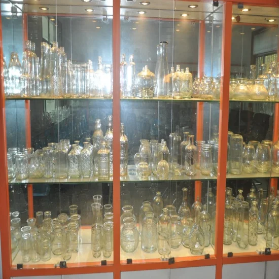 Frasco de armazenamento de vidro transparente para conservas de mel redondo, barato e fino